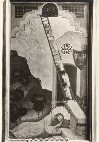 Anonimo — Jacopino di Francesco de' Bavosi (Jacopo da Bologna) - sec. XIV - Visione di san Romualdo — insieme